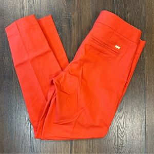 Tommy Hilfiger Orange Ankle Crop Pants SZ 4